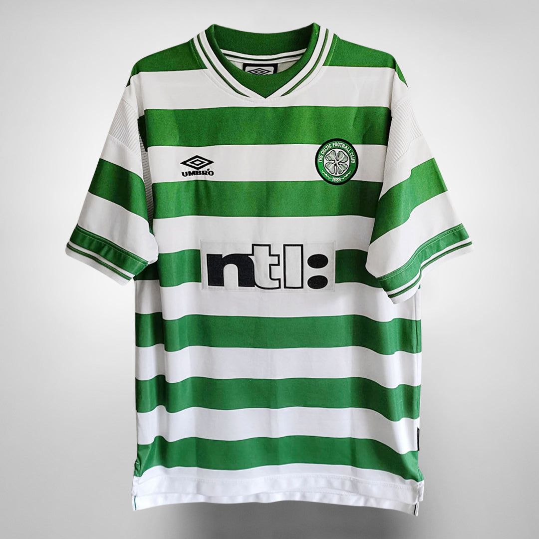 1998-99 Celtic Away Shirt Viduka #36 *Mint* M