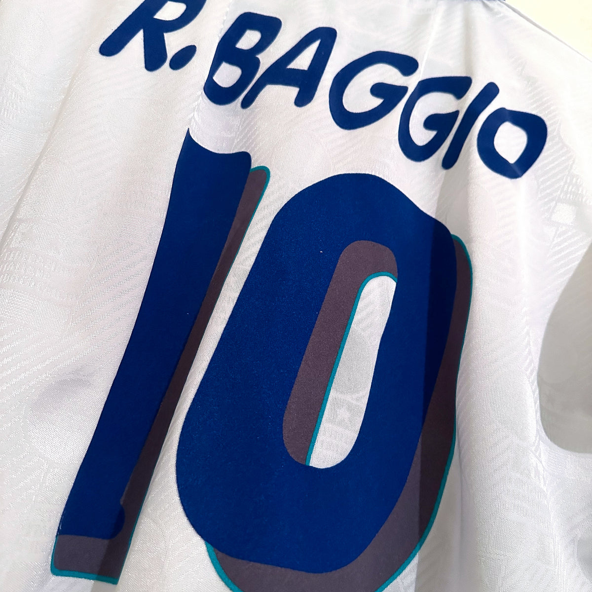 1994-1995 Italy Diadora Player Spec Training Shirt #10 Roberto Baggio - Marketplace