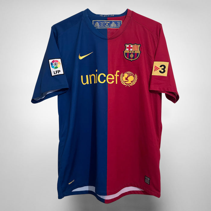 2008-2009 Barcelona Nike Home Shirt #20 Dani Alves - Marketplace