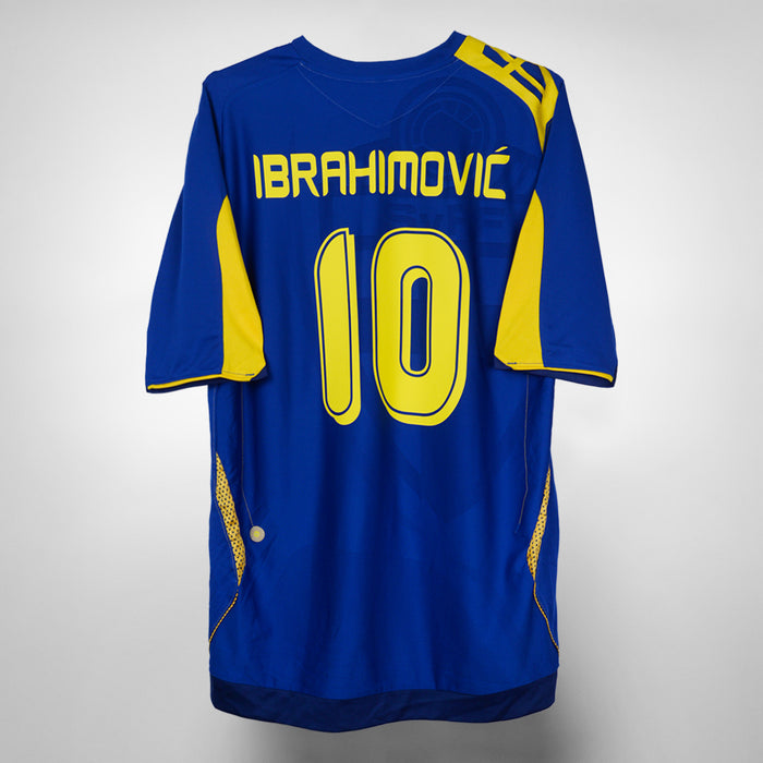 2006-2007 Sweden Umbro Away Shirt #10 Zlatan Ibrahimovic