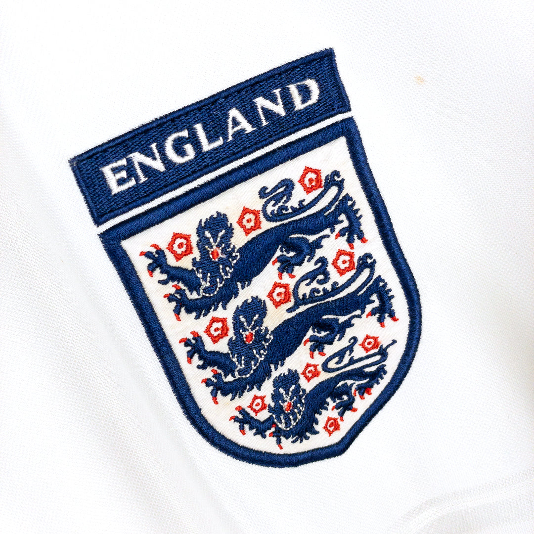 2001/02 England Home Jersey - Retro – Indiansoccermart