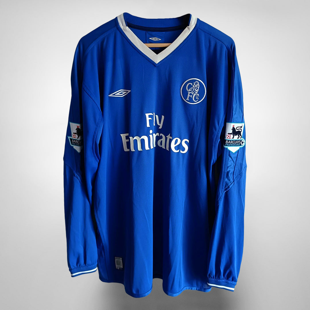 2005-06 Chelsea Centenary Home Shirt Drogba #15 (Very Good 6/10)