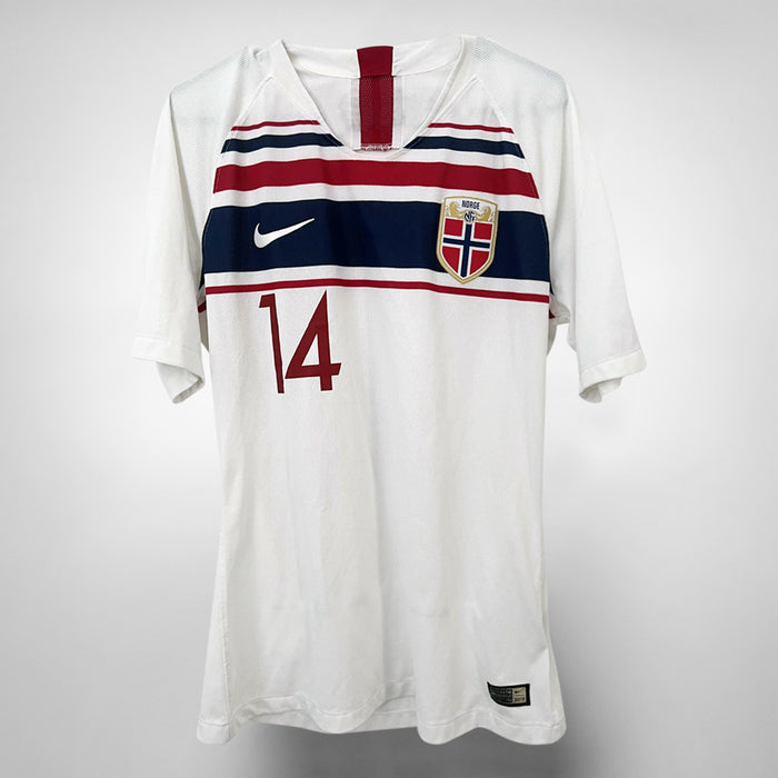 2018 Norway Nike Player Spec Away Shirt #14 - Marketplace