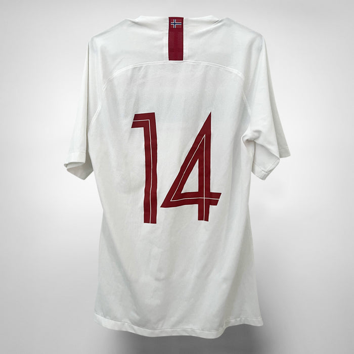 2018 Norway Nike Player Spec Away Shirt #14 - Marketplace