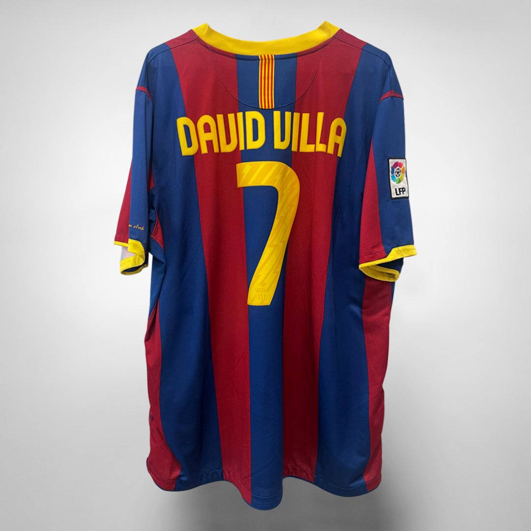 Maillot Barcelone Barca Floqué Domicile David Villa 7
