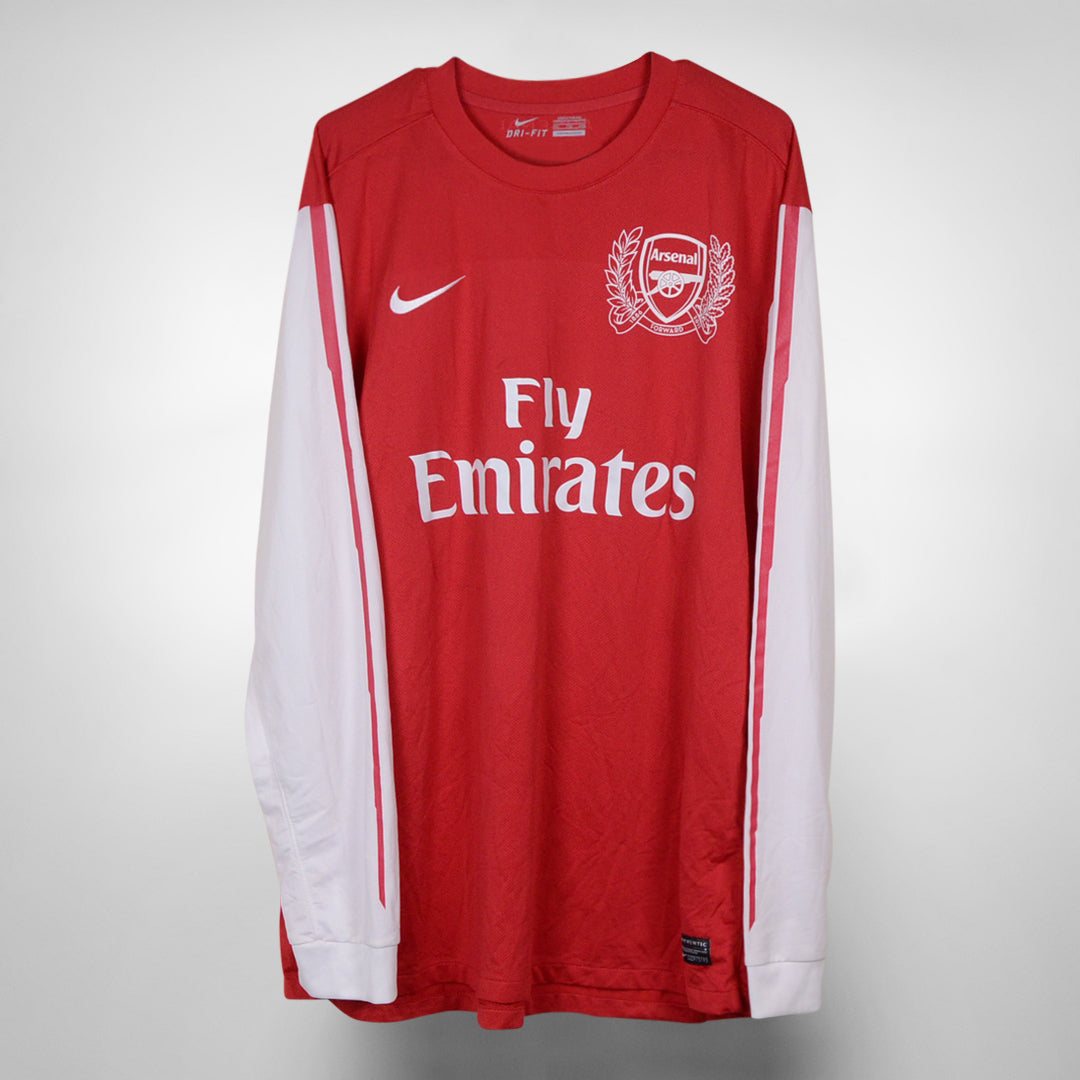 2011-2012 Arsenal Nike Long Sleeve Home Shirt - Marketplace