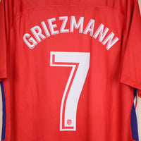 2017-2018 Atletico Madrid Nike Home Shirt #7 Antoine Griezmann - Marketplace