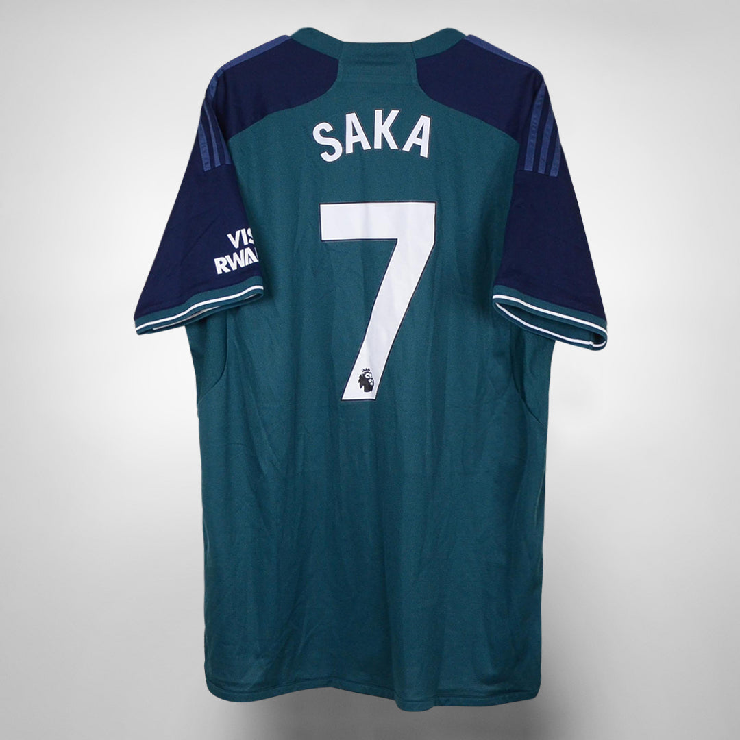 2023-2024 Arsenal Adidas Third Shirt #7 Bukayo Saka - Marketplace