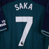 2023-2024 Arsenal Adidas Third Shirt #7 Bukayo Saka - Marketplace