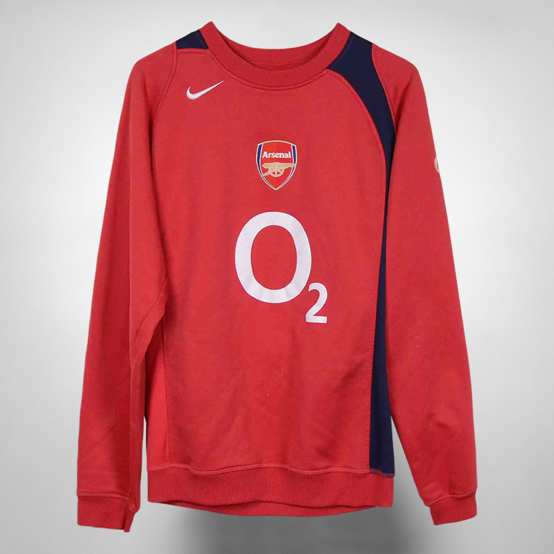 2004-2005 Arsenal Nike Player Spec Training Sweatshirt - Marketplace