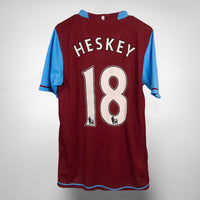 2007-2008 Aston Villa Nike Player Spec Home Shirt #18 Emile Heskey - Marketplace