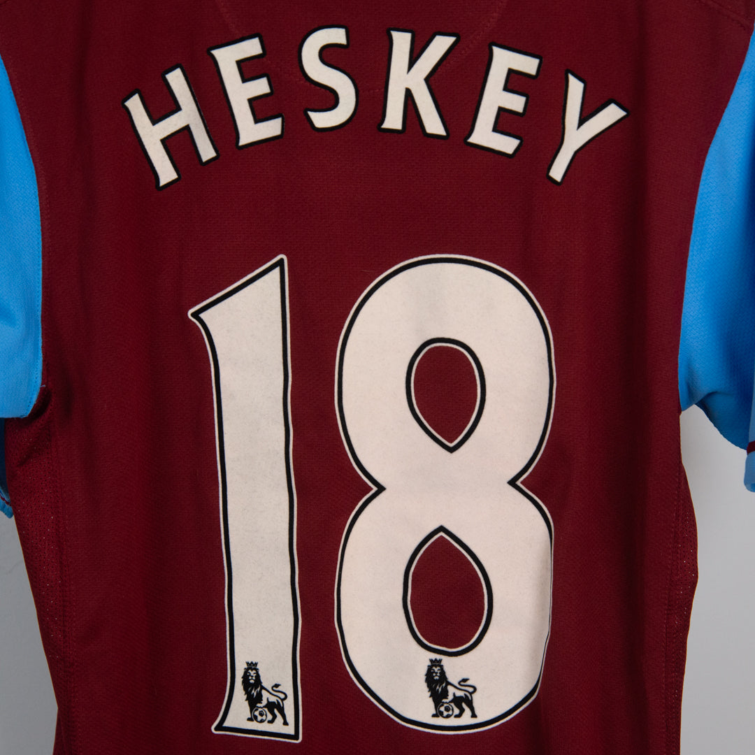 2007-2008 Aston Villa Nike Player Spec Home Shirt #18 Emile Heskey - Marketplace