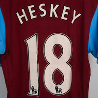 2007-2008 Aston Villa Nike Player Spec Home Shirt #18 Emile Heskey - Marketplace