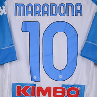 2020-2021 Napoli Player Spec BNWT Kappa Fourth Shirt #10 Diego Maradona - Marketplace
