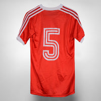 1980-1981 Nottingham Forest Adidas Match Worn Home Shirt #5 Larry Lloyd - Marketplace