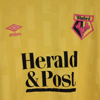 1989-1991 Watford Umbro Match Worn Home Shirt #4 Kenny Jackett - Marketplace