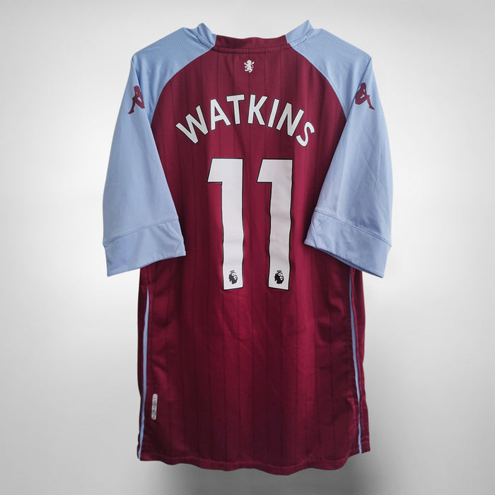 2021-2022 Aston Villa Kappa Player Spec Home Shirt #11 Watkins