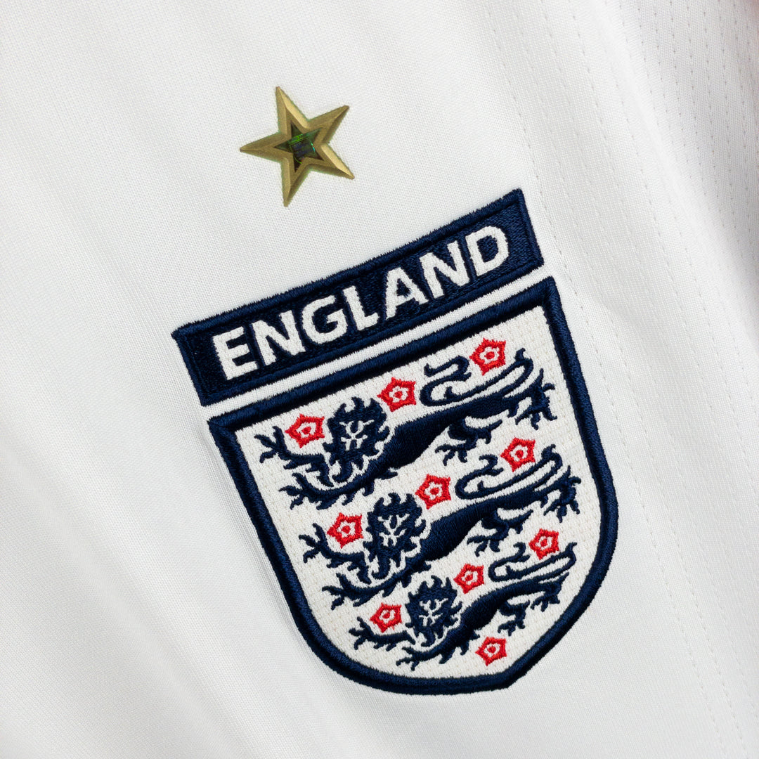 2007-2009 England Umbro Home Shirt #7 David Beckham