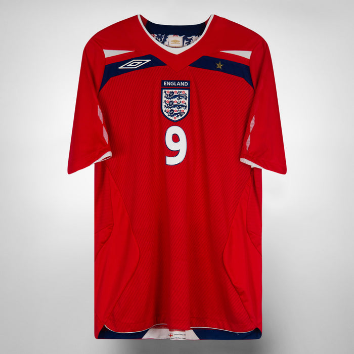 2008-2009 England Umbro Away Shirt #9 Wayne Rooney
