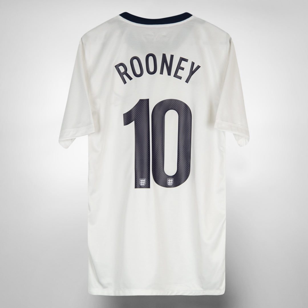 2013-2014 England Nike Home Shirt #10 Wayne Rooney