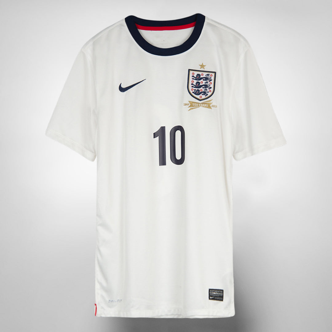 2013-2014 England Nike Home Shirt #10 Wayne Rooney