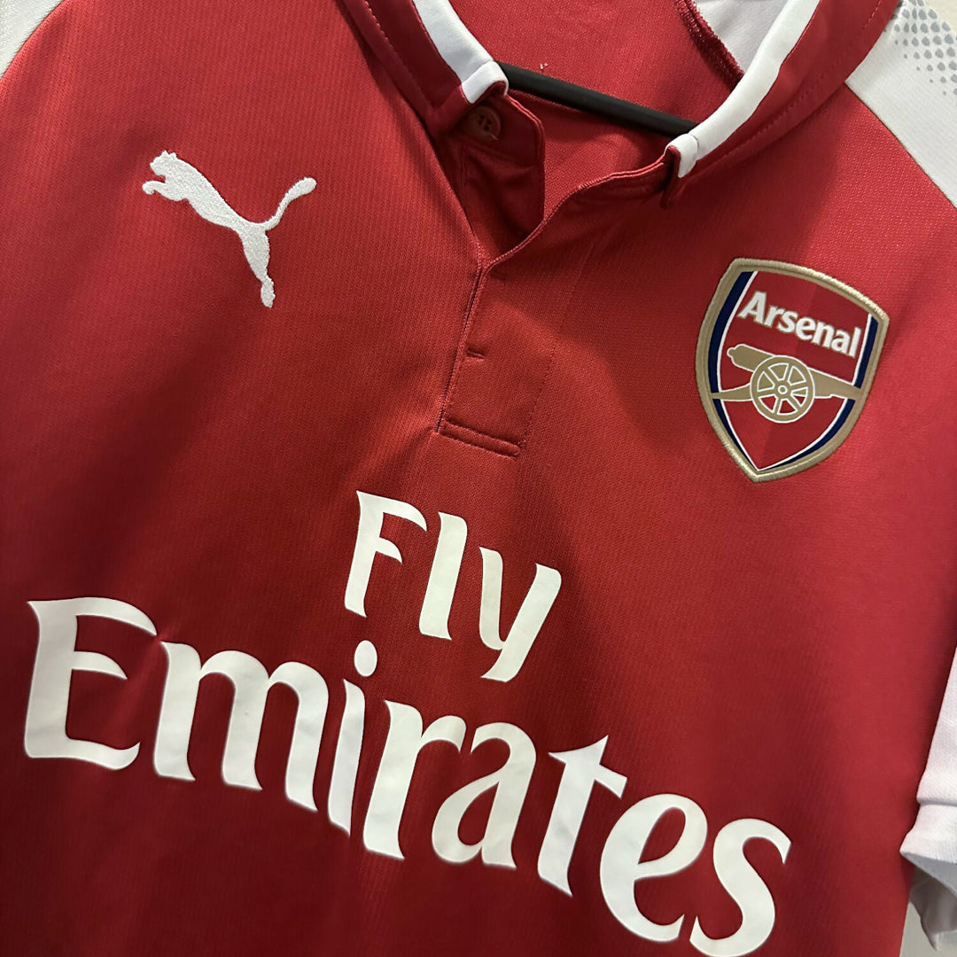 2017-2018 Arsenal Puma Home Shirt #14 Pierre Emerick Aubameyang - Marketplace