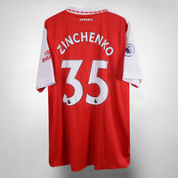 2022-2023 Arsenal Adidas Player Spec Home Shirt #35 Oleksandr Zinchenko - Marketplace