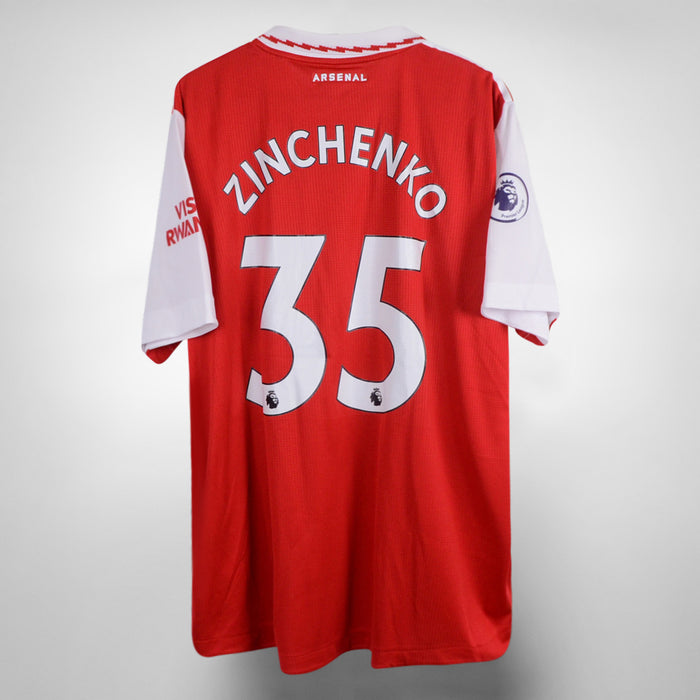 2022-2023 Arsenal Adidas Player Spec Home Shirt #35 Oleksandr Zinchenko - Marketplace