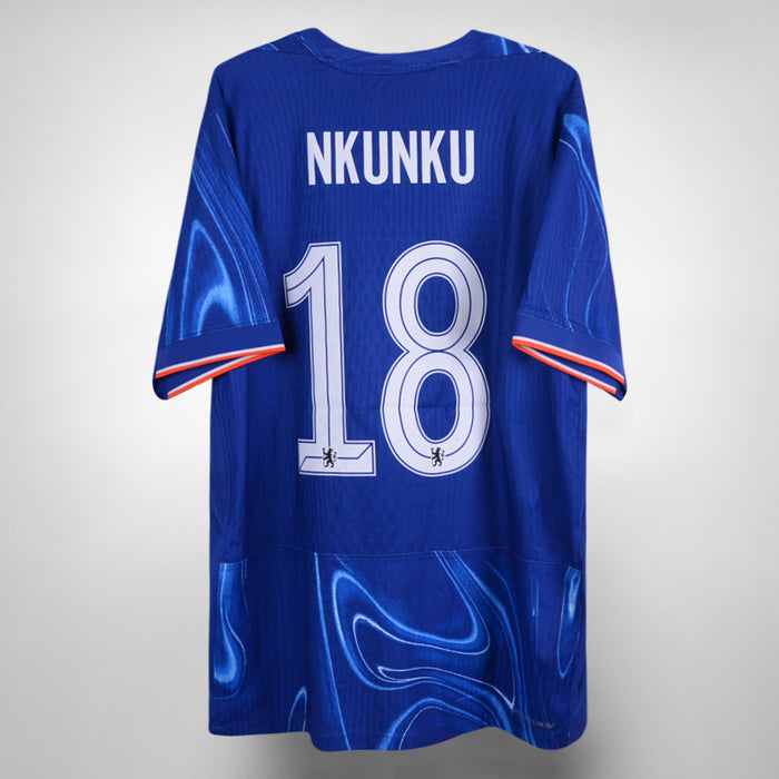 2024-2025 Chelsea Nike Player Spec Home Shirt #18 Christopher Nkunku - Marketplace