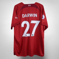 2022-2023 Liverpool Nike Home Shirt #27 Darwin Nunez - Marketplace
