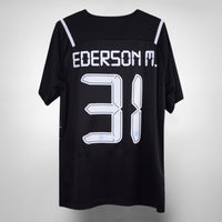2021-2022 Manchester City Puma Player Spec Home Goalkeeper Shirt #31 Ederson Moraes - Marketplace