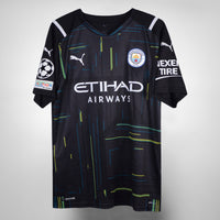 2021-2022 Manchester City Puma Player Spec Home Goalkeeper Shirt #31 Ederson Moraes - Marketplace