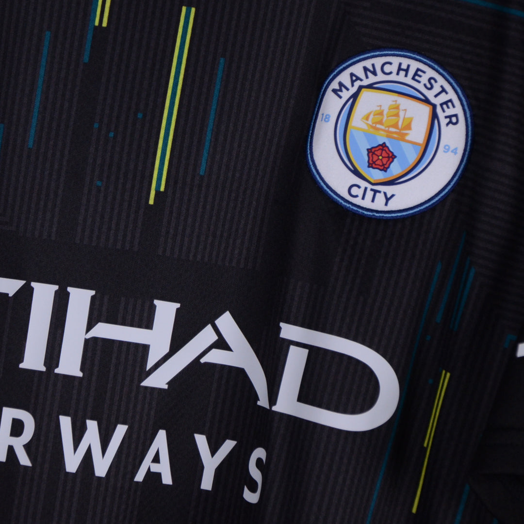 2021-2022 Manchester City Puma Player Spec Home Goalkeeper Shirt #31 Ederson Moraes - Marketplace