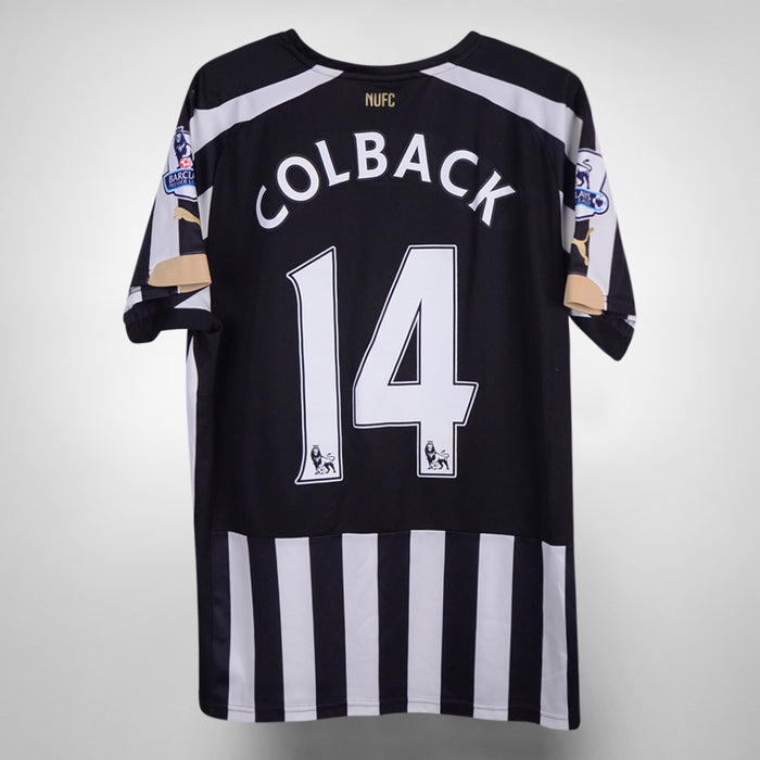 2014-2015 Newcastle United Home Shirt #4 Jack Colback - Marketplace
