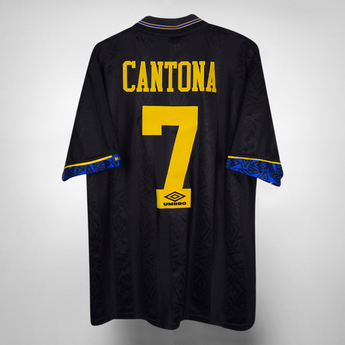 1994-1995 Manchester United Umbro Away Shirt #7 Eric Cantona - Marketplace