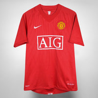 2007-2009 Manchester United Home Shirt #7 Cristiano Ronaldo - Marketplace