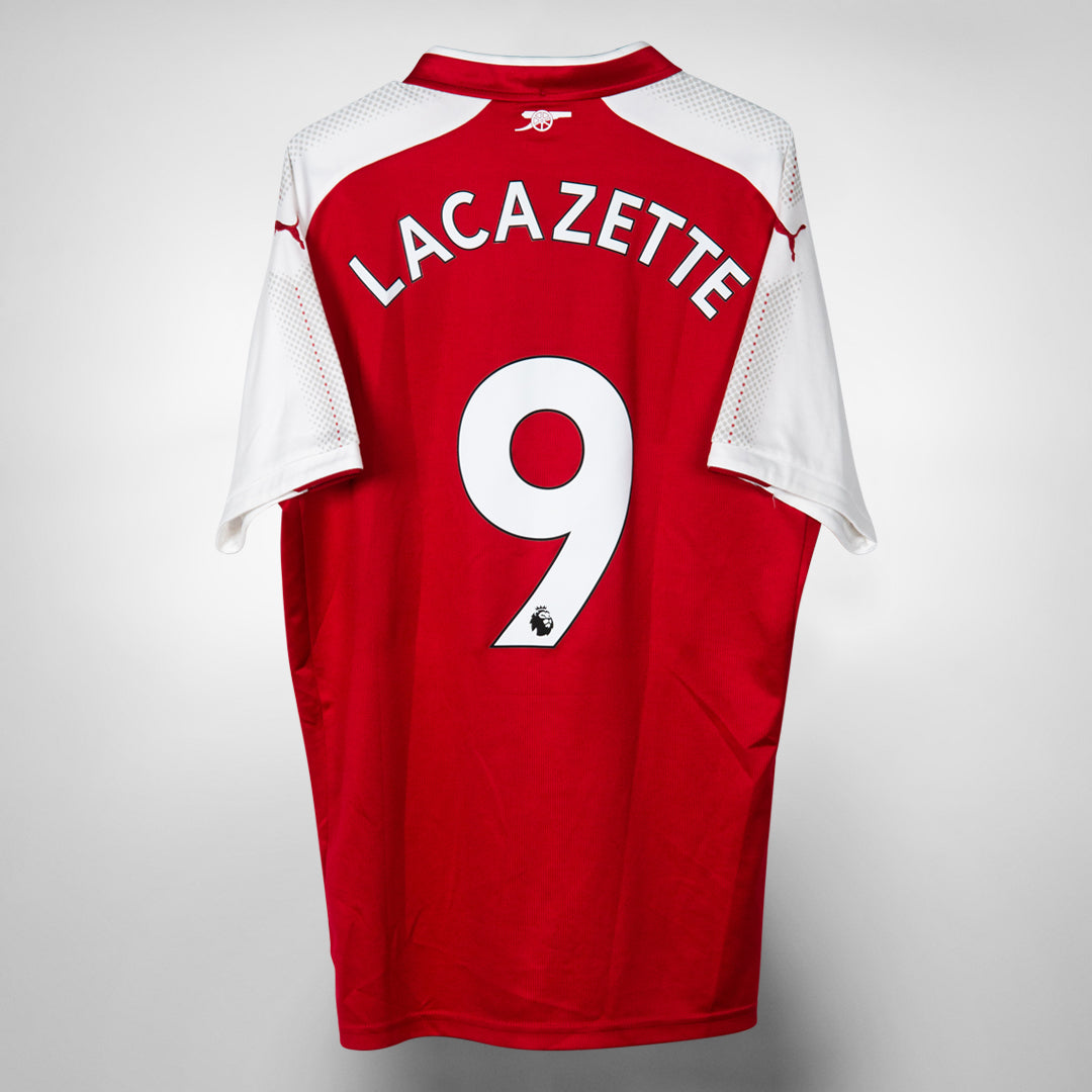 2017-2018 Arsenal Puma Home Shirt #9 Lacazette - Marketplace