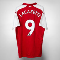 2017-2018 Arsenal Puma Home Shirt #9 Lacazette - Marketplace
