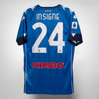 2020-2021 Napoli Kappa Home Shirt #24 Lorenzo Insigne  - Marketplace