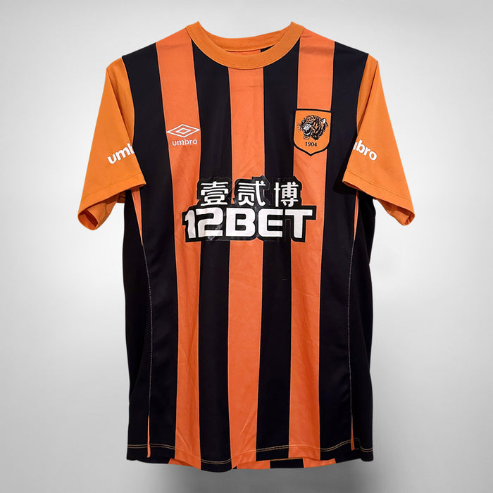 2014-2015 Hull City Umbro Home Shirt #6 Curtis Davies  - Marketplace