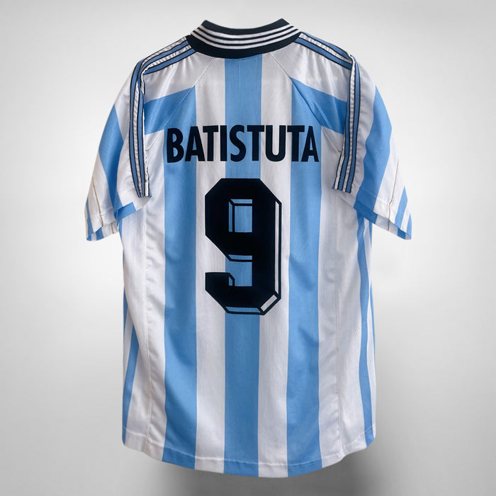 1998-1999 Argentina Adidas Home Shirt #9 Batistuta - Marketplace