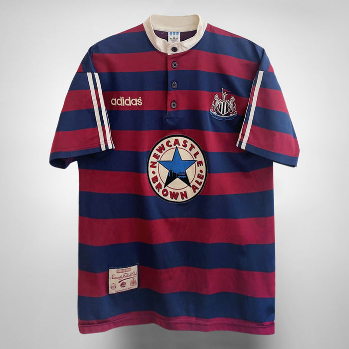 1995-1997 Newcastle United Adidas Away Shirt #14 Ginola - Marketplace