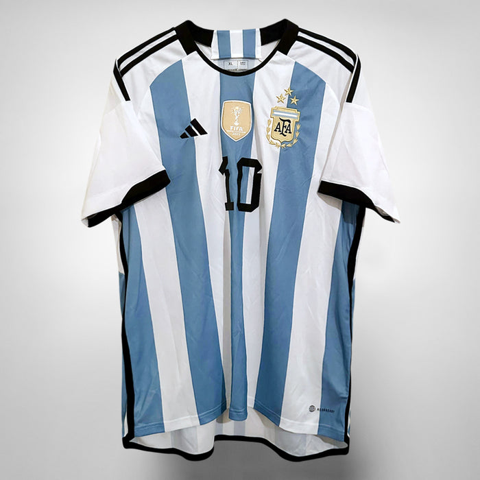2022-2023 Argentina Adidas BNWT World Cup Winning Home Shirt #10 Lionel Messi - Marketplace