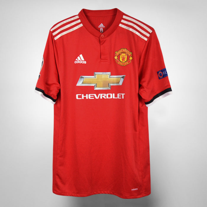 2017-2018 Manchester United Adidas Kit Room UCL Home Shirt #10 Zlatan Ibrahimovic - Marketplace