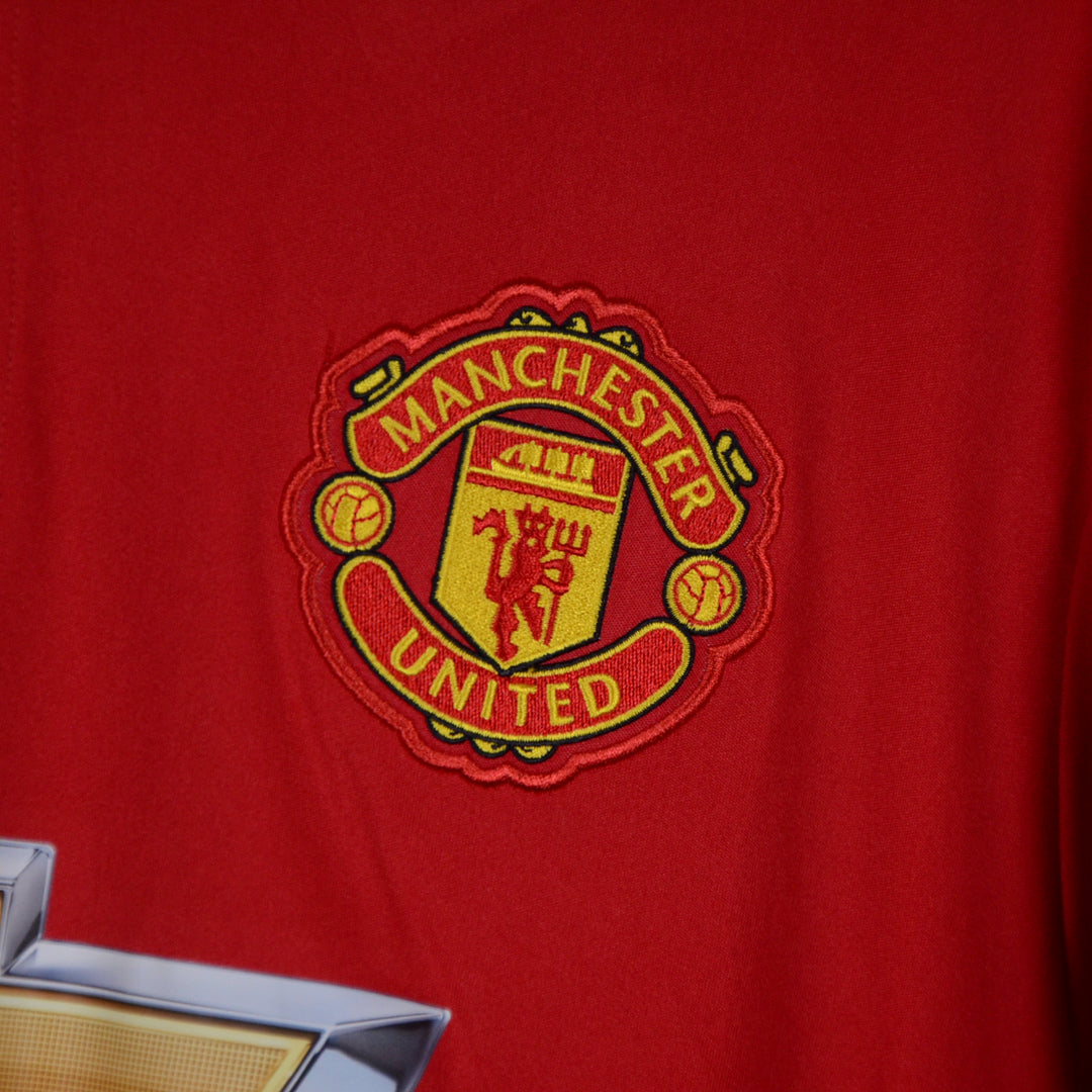 2017-2018 Manchester United Adidas Long Sleeve Home Shirt #19 Marcus Rashford - Marketplace