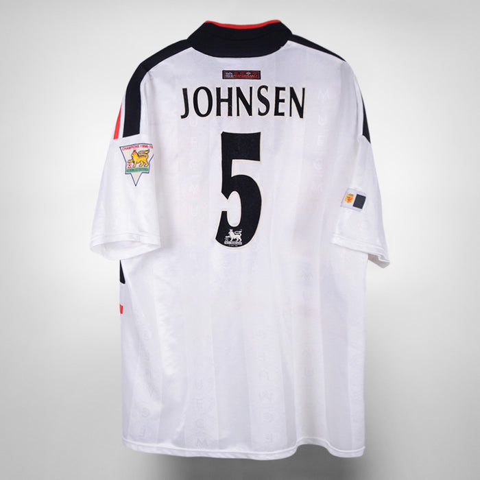 1998-1999 Manchester United Umbro Away Shirt #5 Ronny Johnsen - Marketplace