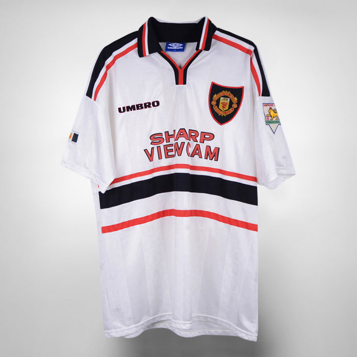 1998-1999 Manchester United Umbro Away Shirt #5 Ronny Johnsen - Marketplace