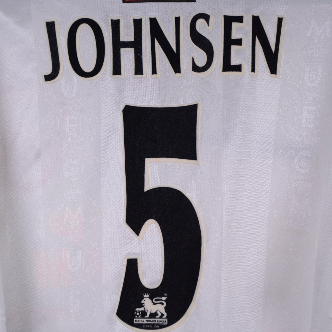 1998-1999 Manchester United Umbro Away Shirt #5 Ronny Johnsen - Marketplace