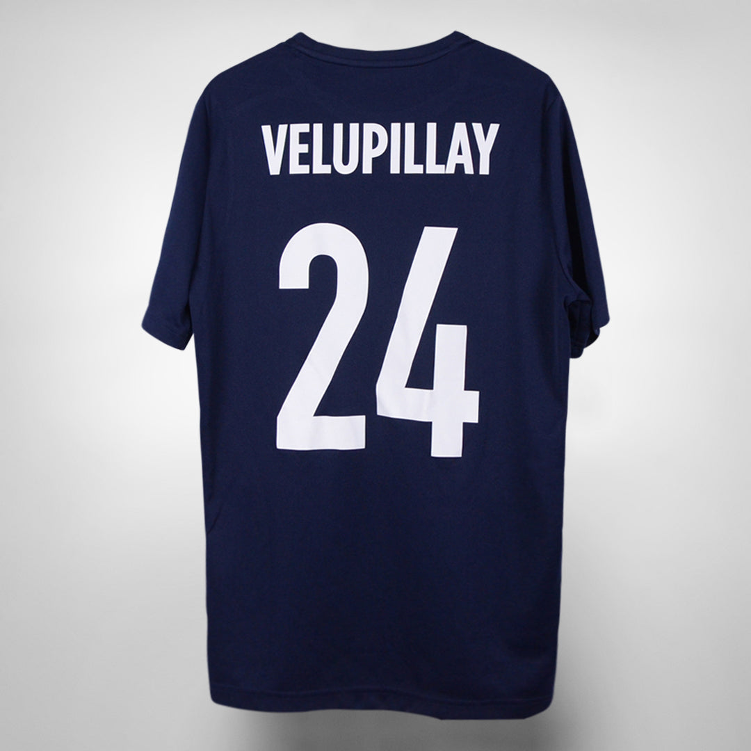 2021-2022 Melbourne Victory Player Issued Asian Champions League Shirt #24 Nishan Velupillay - Marketplace