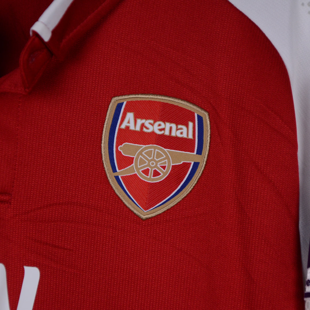 2017-2018 Arsenal Puma Long Sleeve Home Shirt #9 Alexandre Lacazette - Marketplace